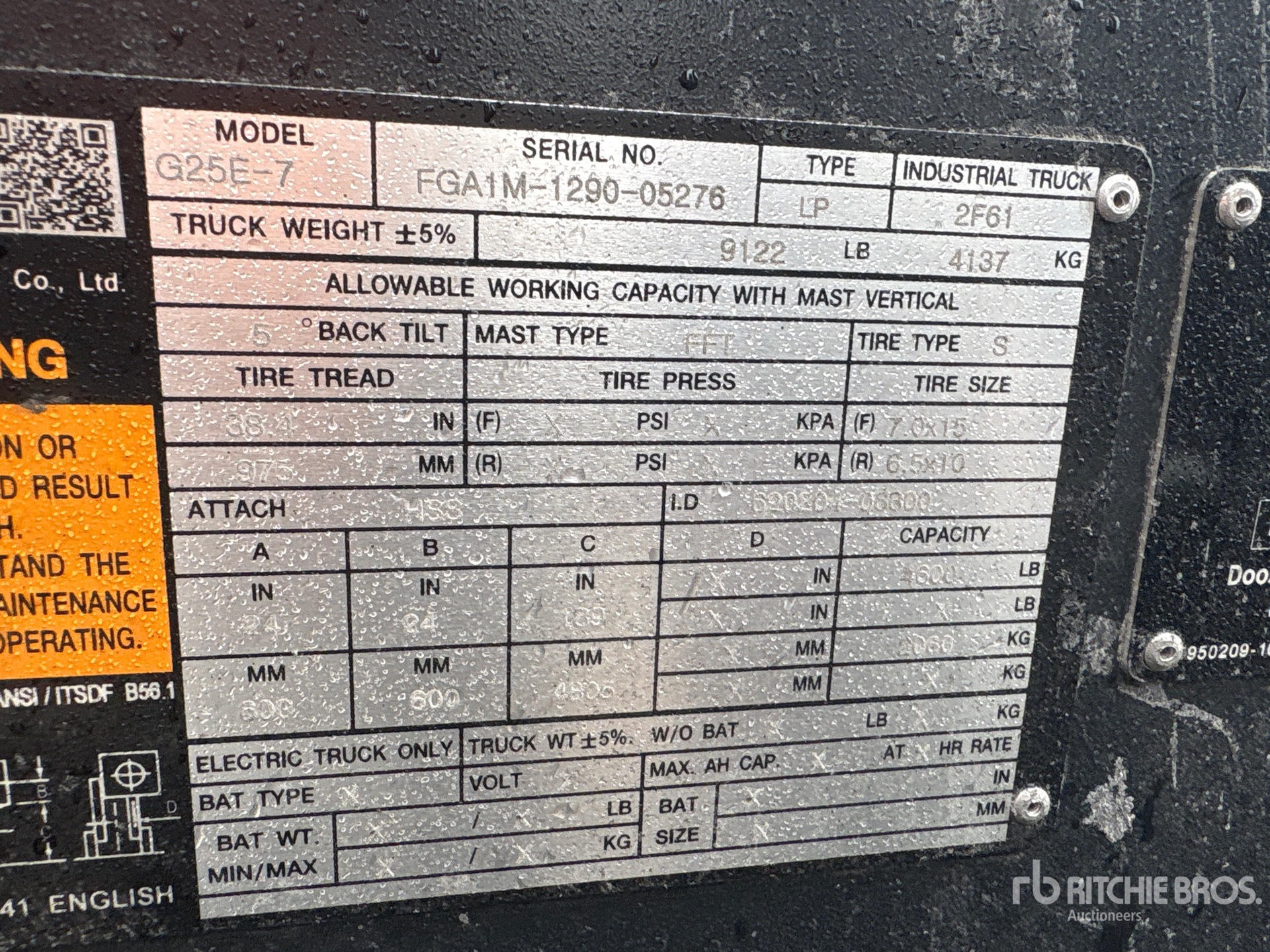 2023 Doosan G25E-7