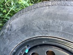 Trailer Chassis with Tire Condition