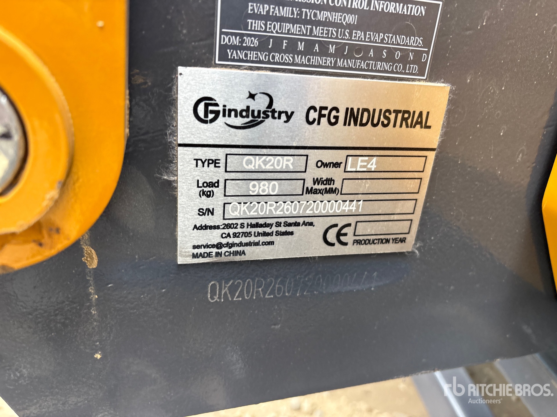 2026 CFG QK20R