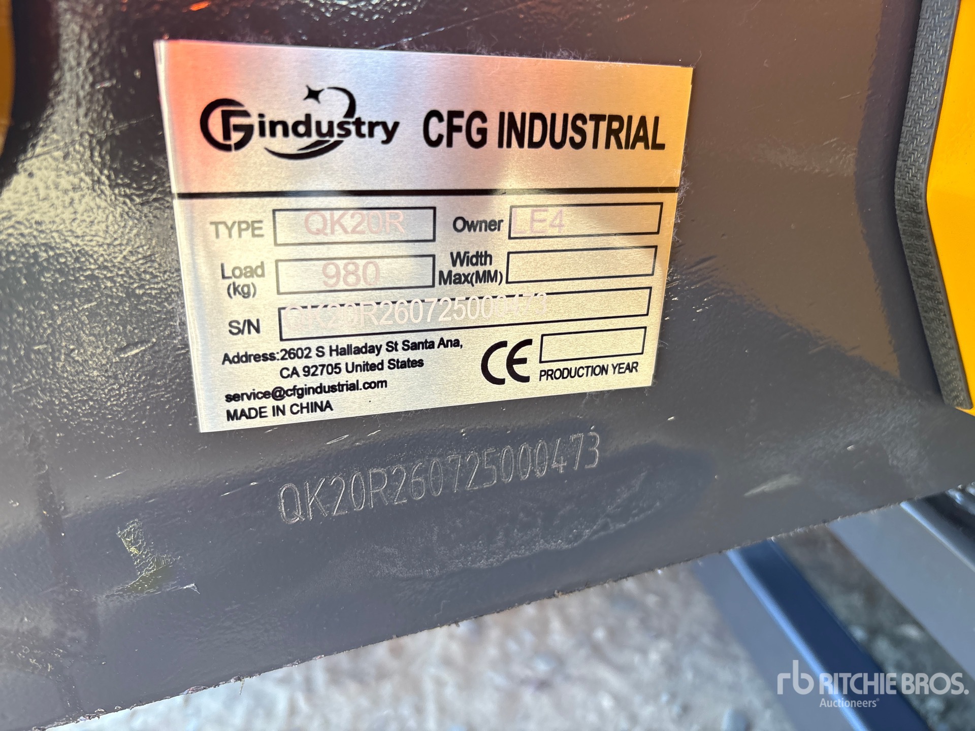 2026 CFG QK20R