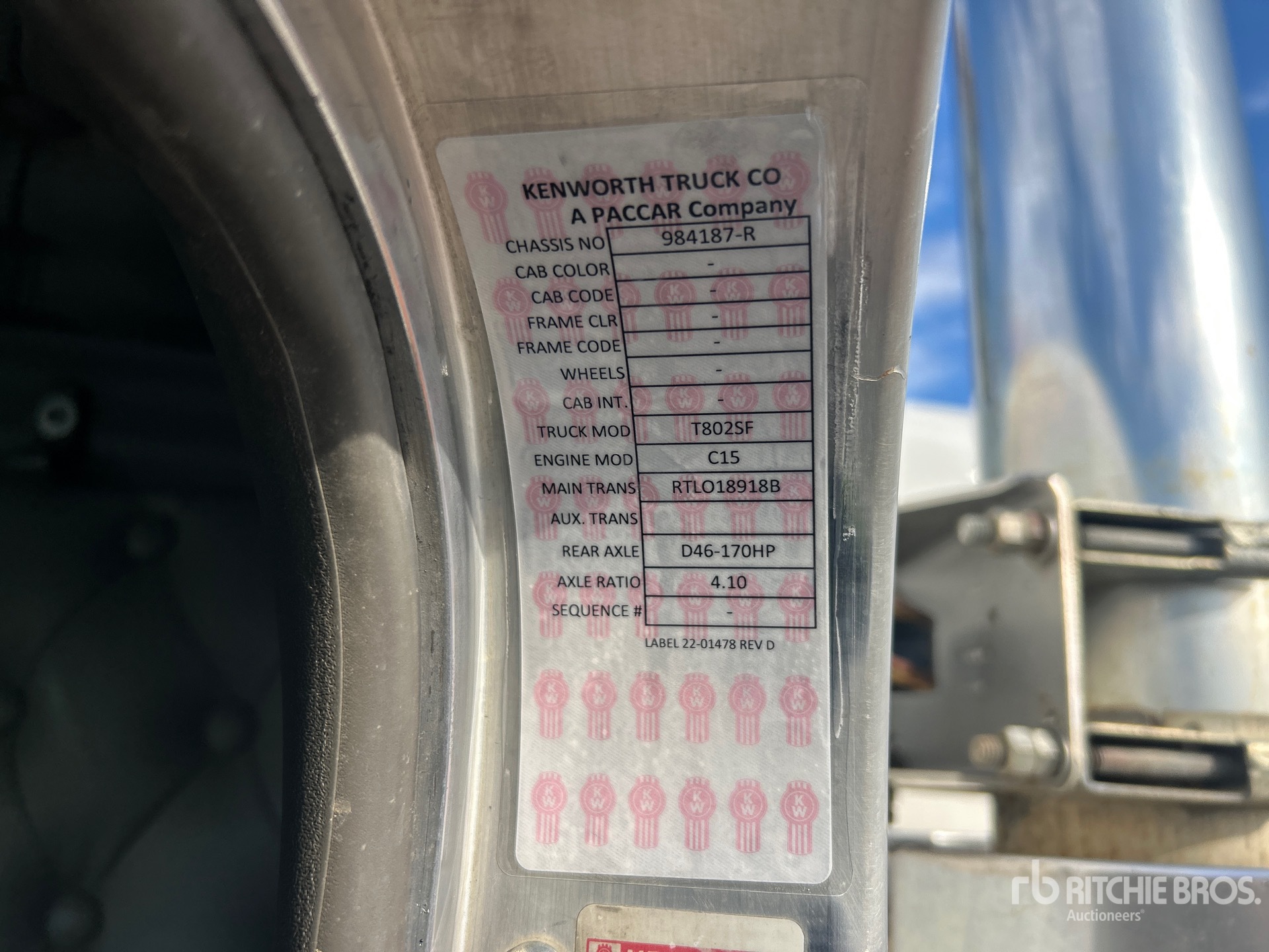 2006 Kenworth T800