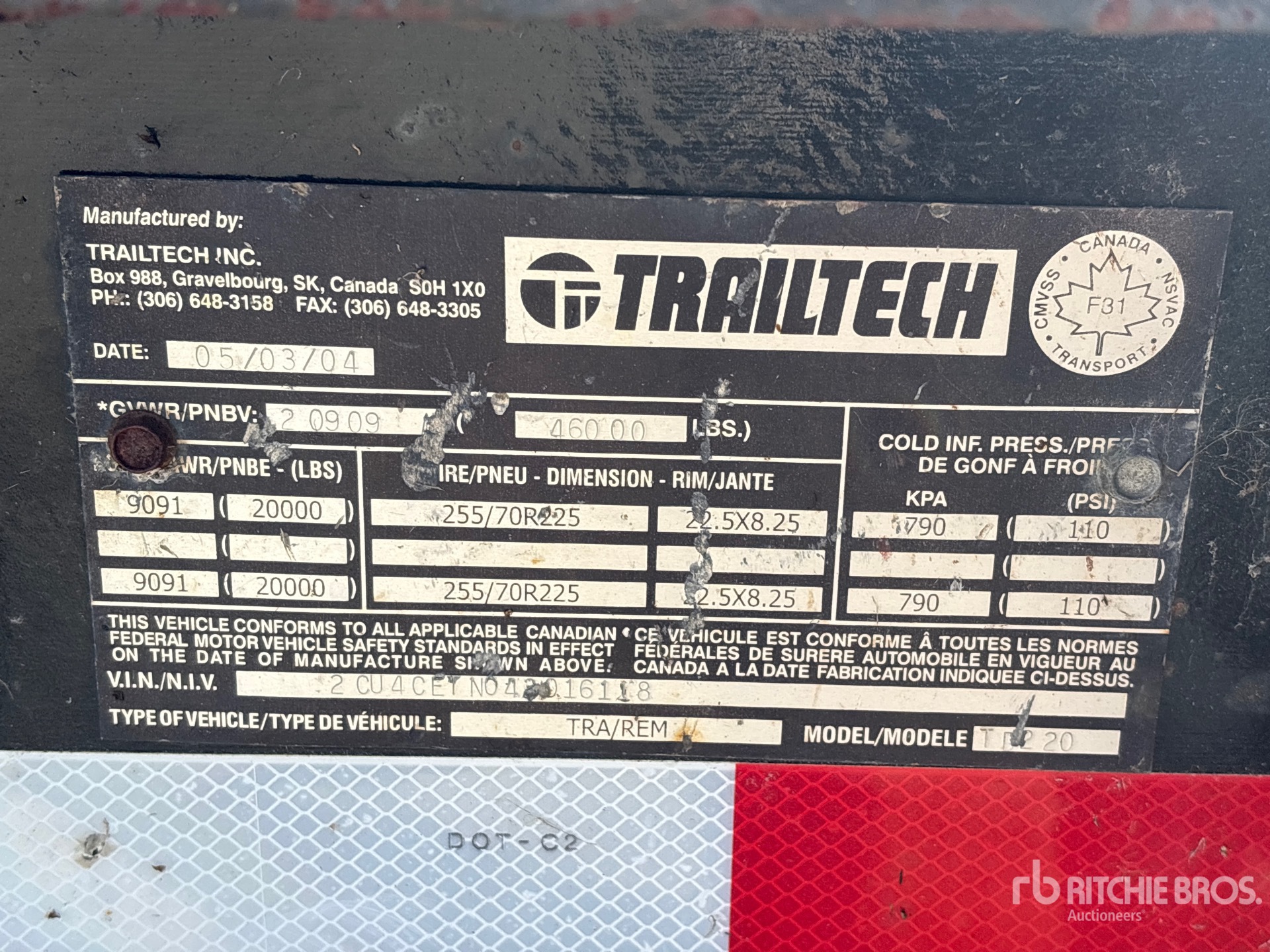 2004 Trailtech TD220