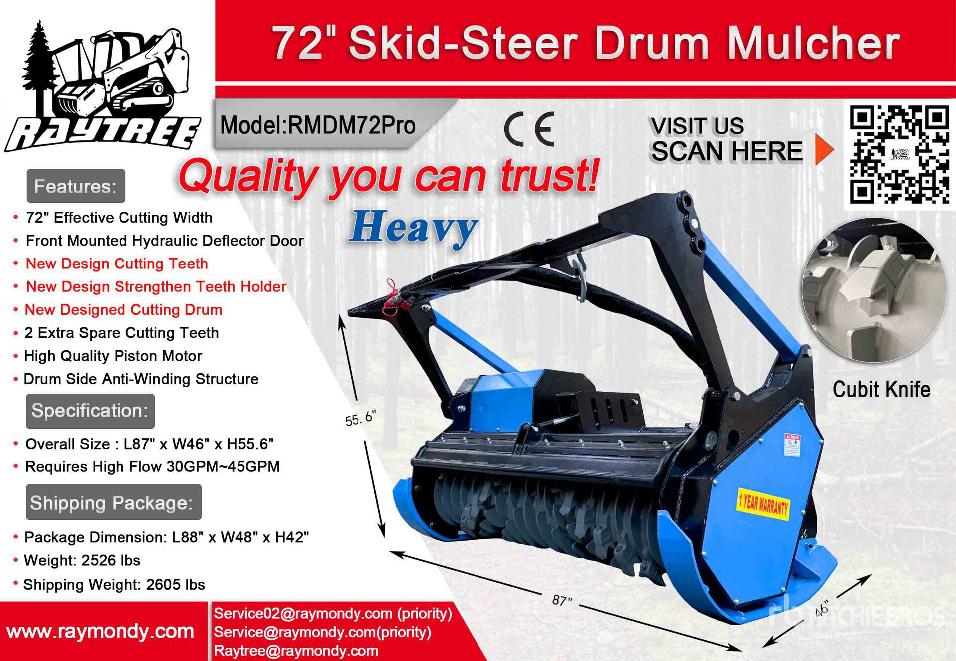 2026 RAYTREE RMDM72PRO