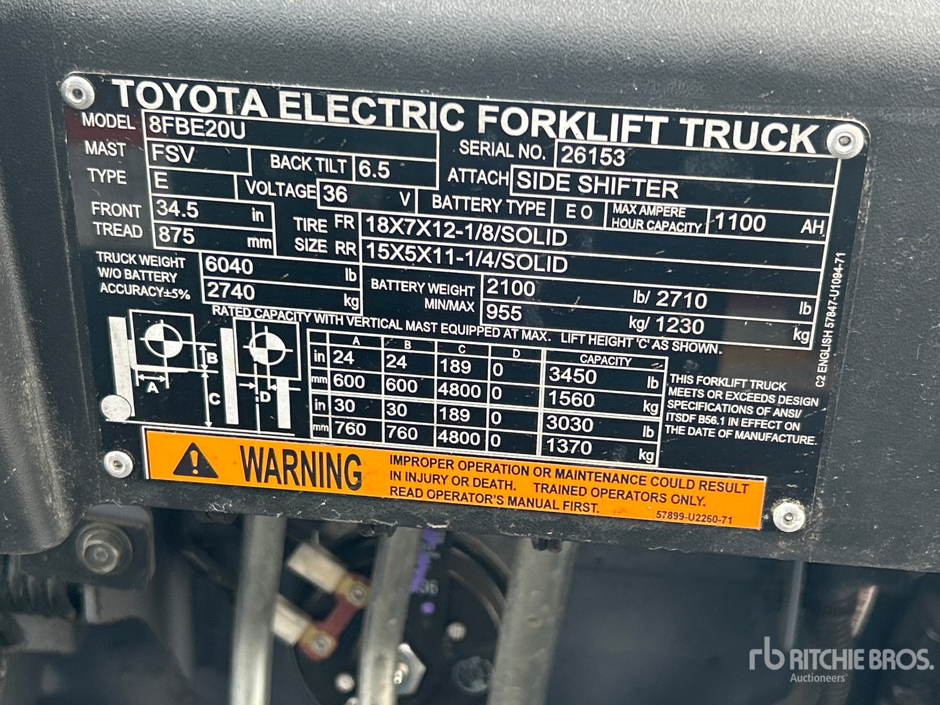 Toyota 8FBE20U