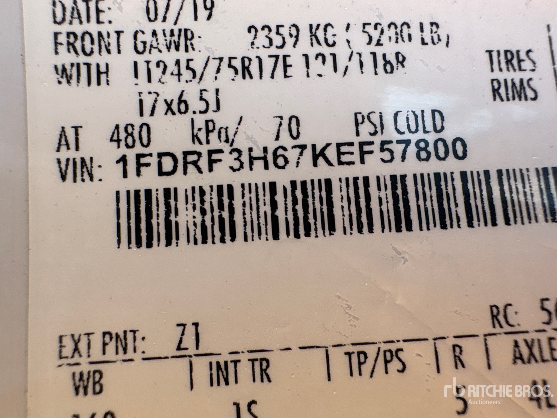 2019 Ford F-550