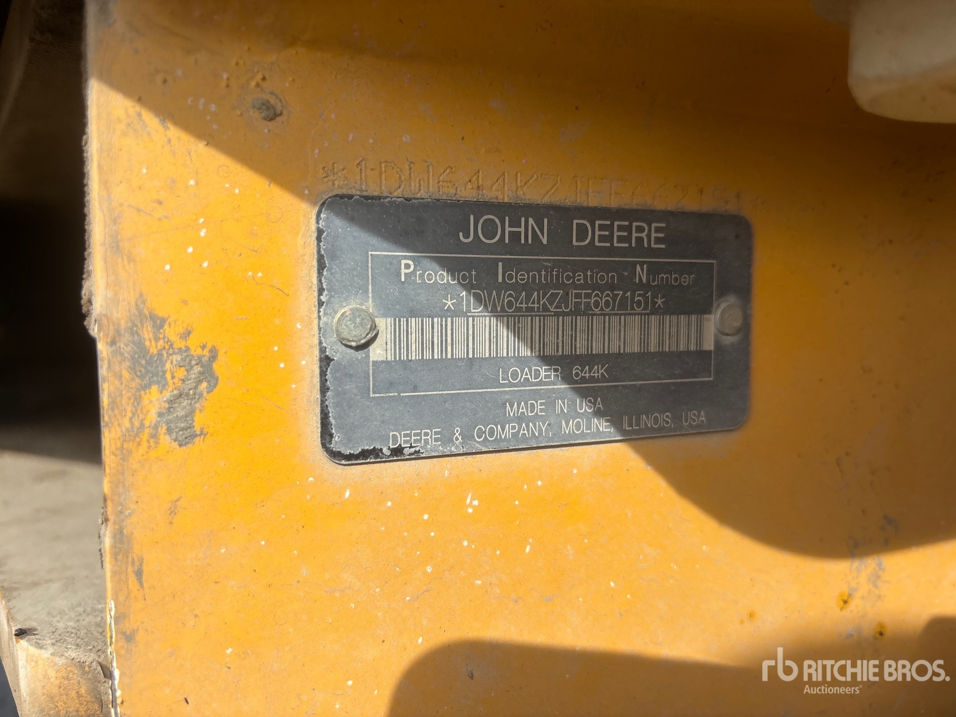 2015 John Deere 644K