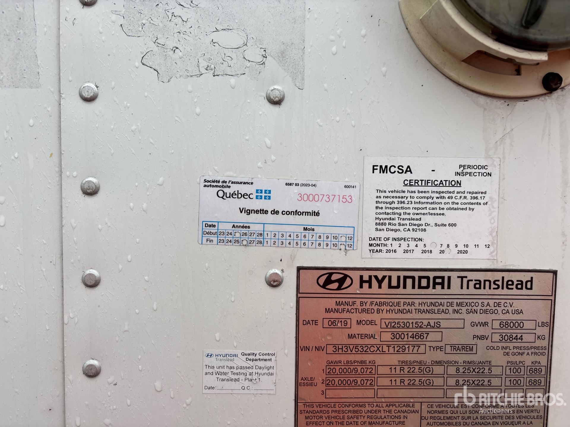 2020 Hyundai 53 FT T/A
