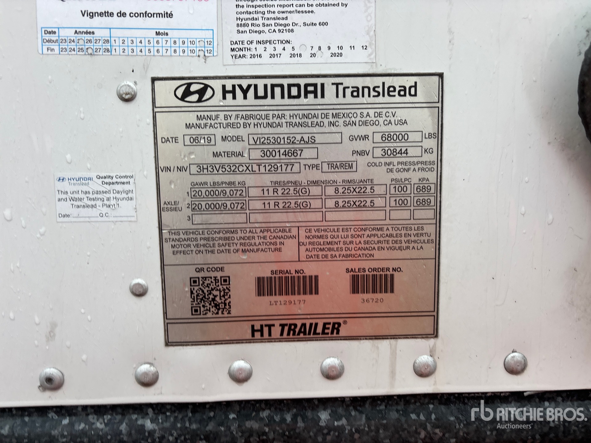 2020 Hyundai 53 FT T/A