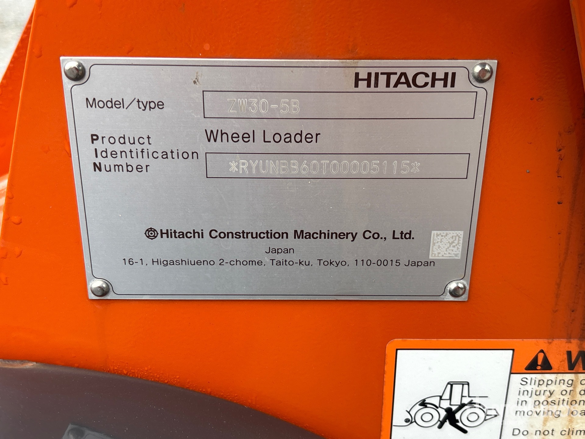 2021 Hitachi ZW30