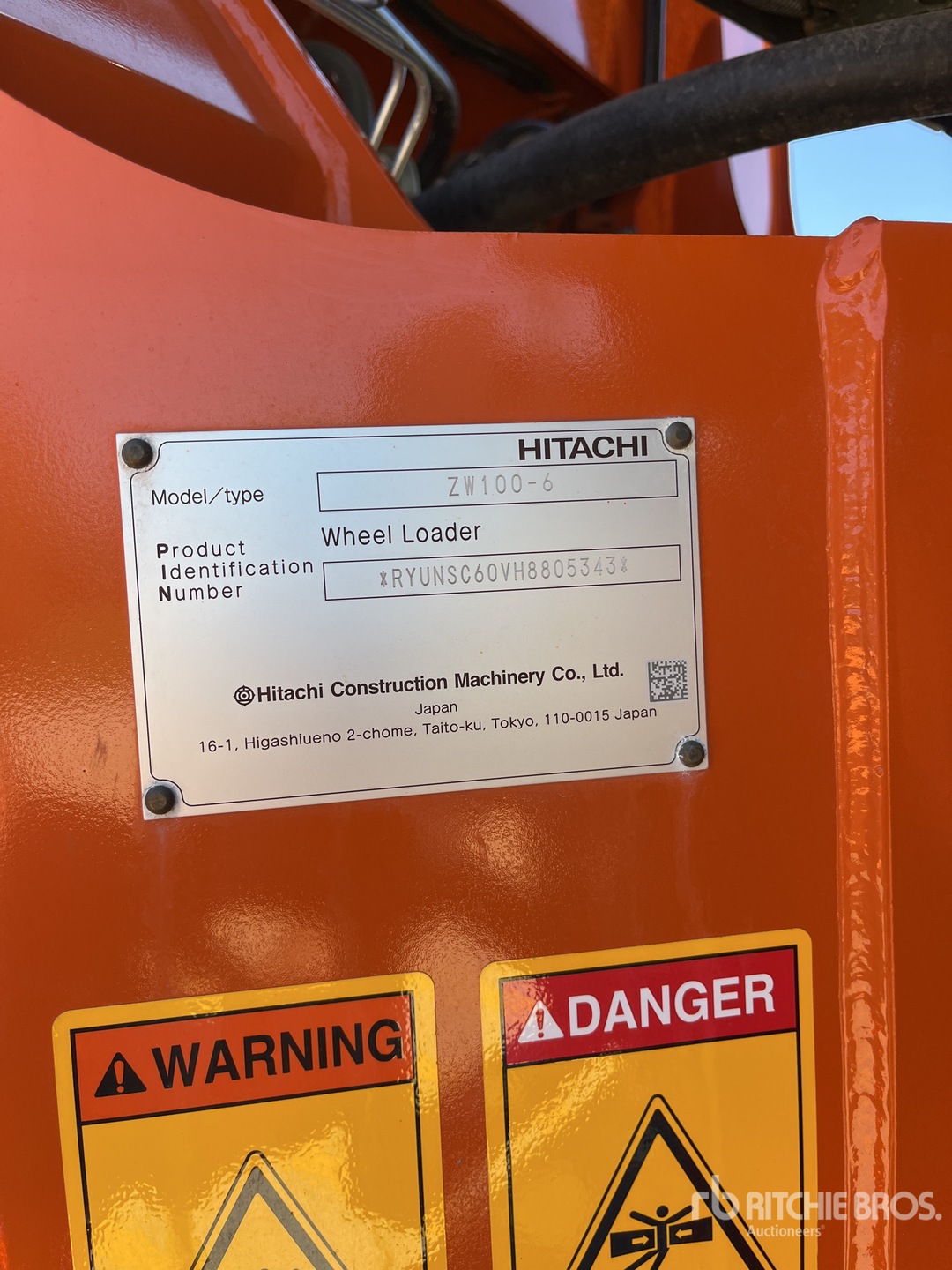 2022 Hitachi ZW100-6