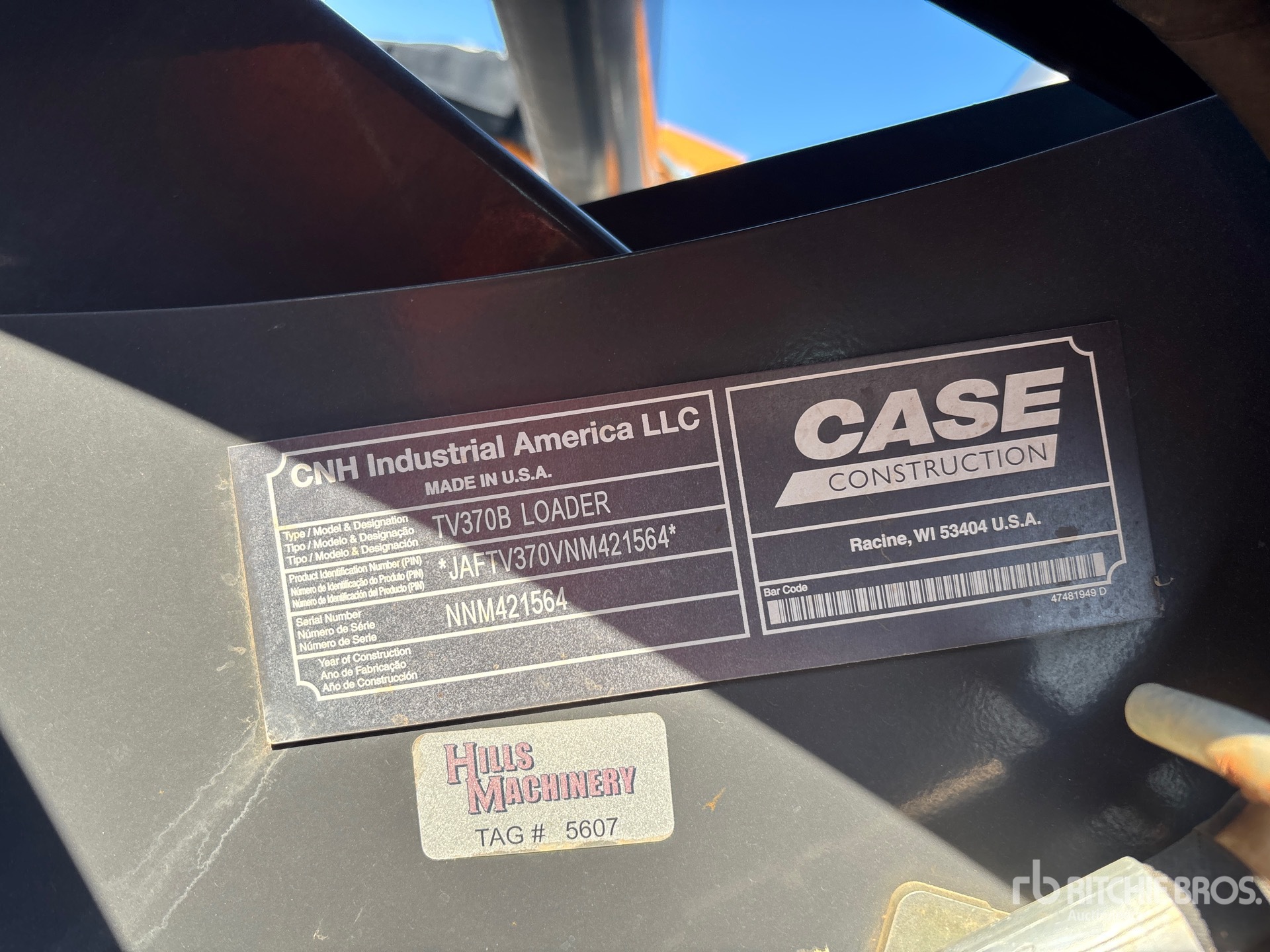 2023 Case TV370B