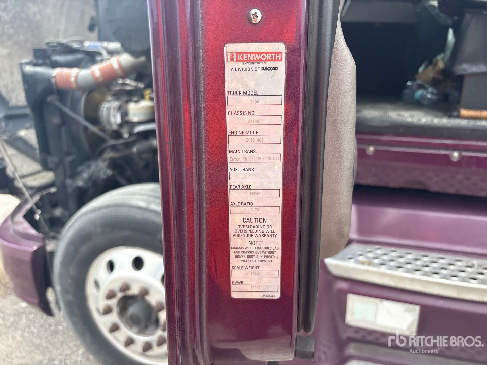 2013 Kenworth T700