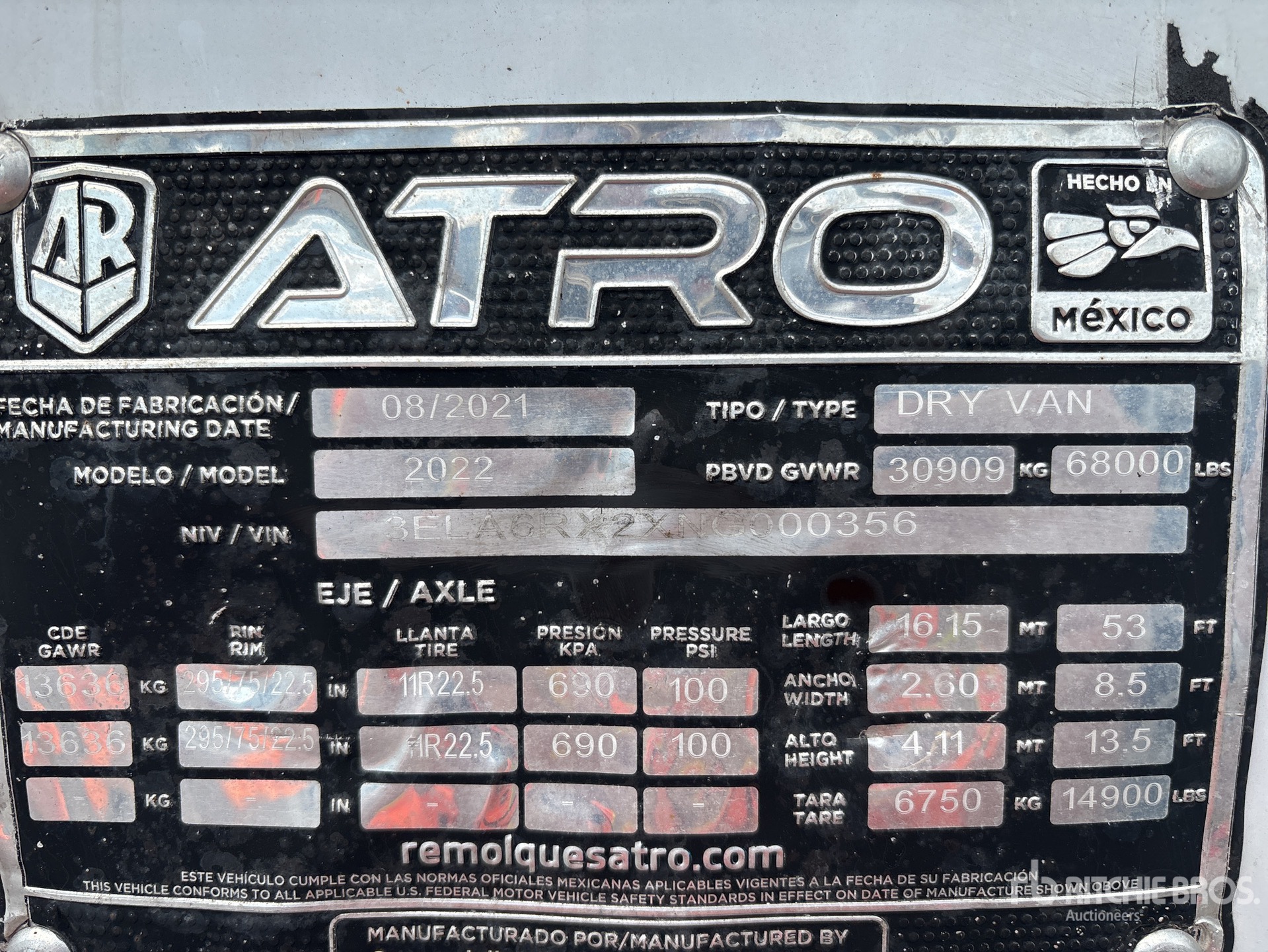 2022 Atro 53 FT T/A