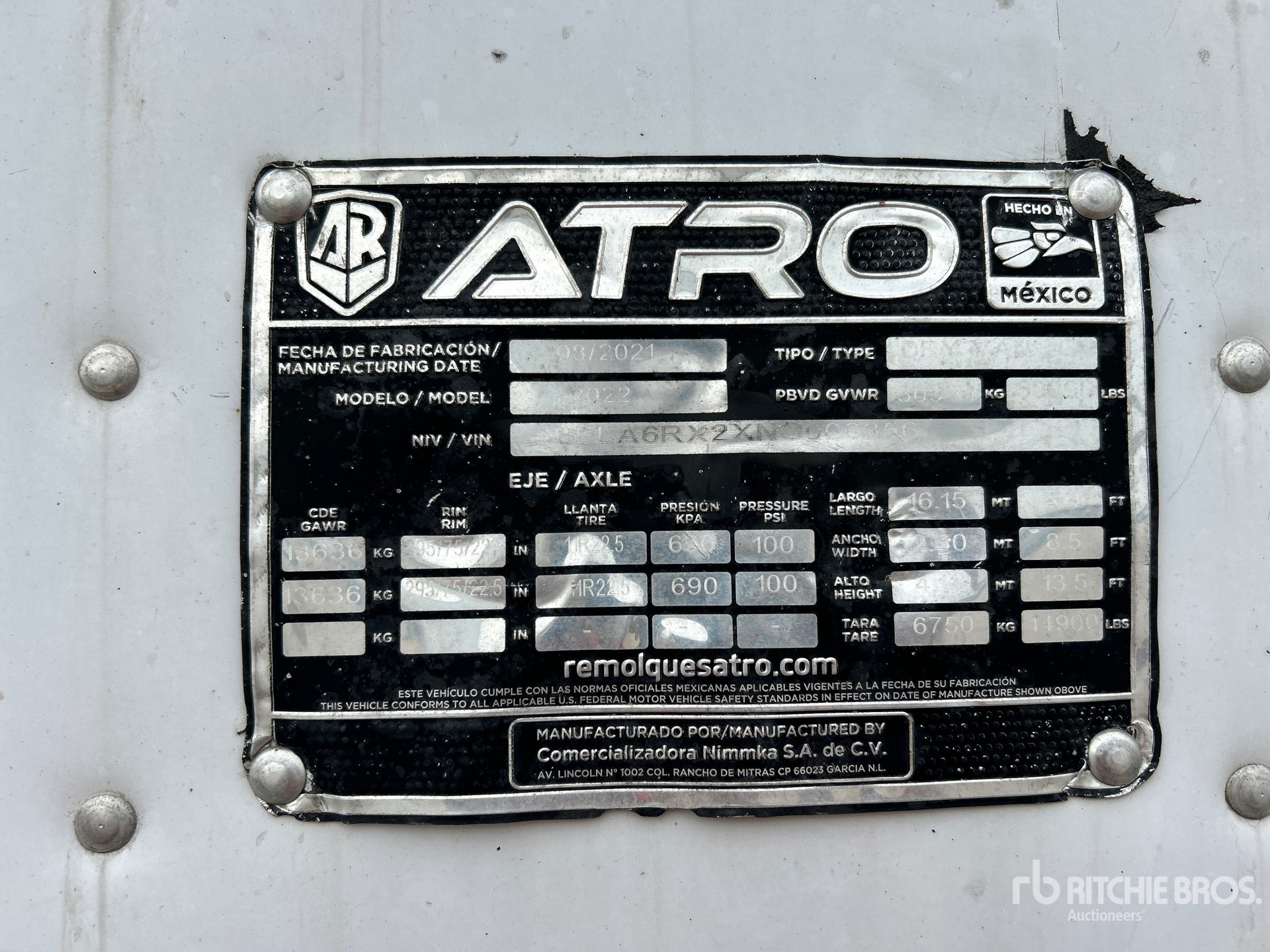 2022 Atro 53 FT T/A