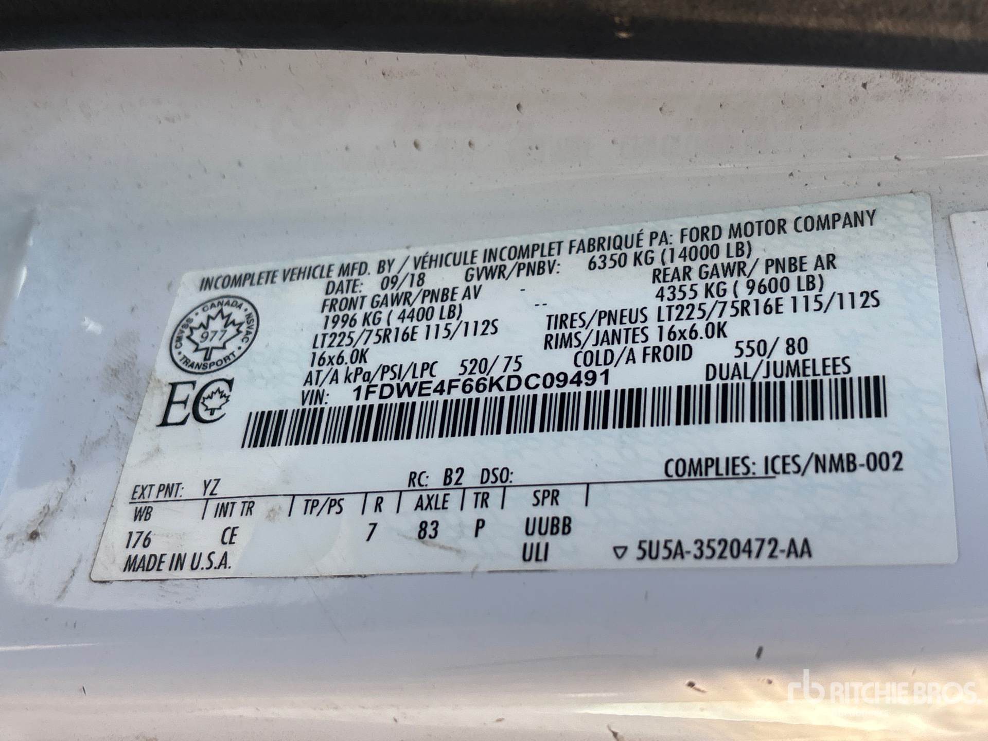 2019 Ford E-450
