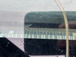 General Appearance with Frame Stamp Serial Number/VIN Photo