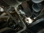 Engine with A/C Compressor