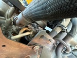 Engine with A/C Compressor