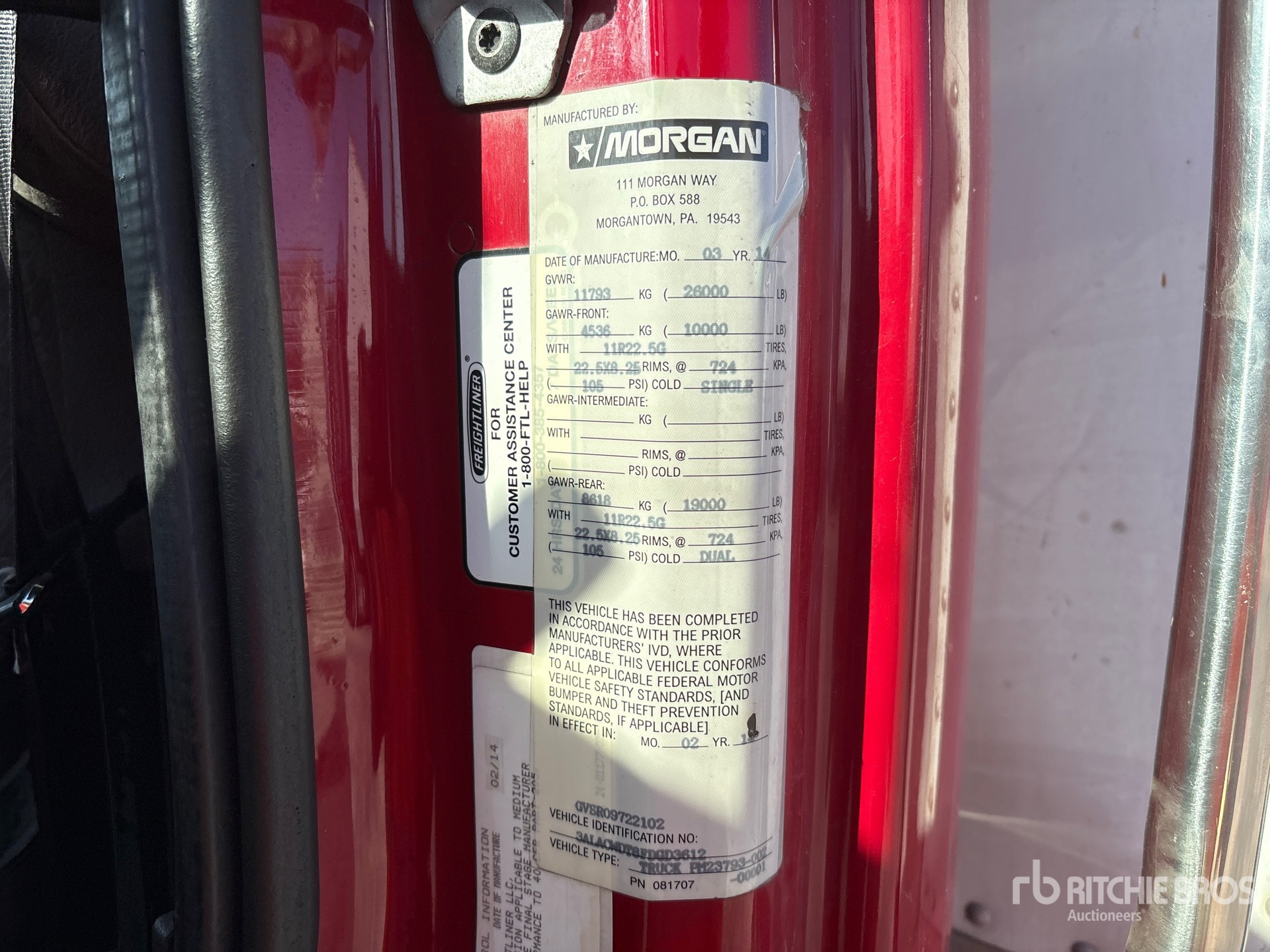 2015 Freightliner M2 106