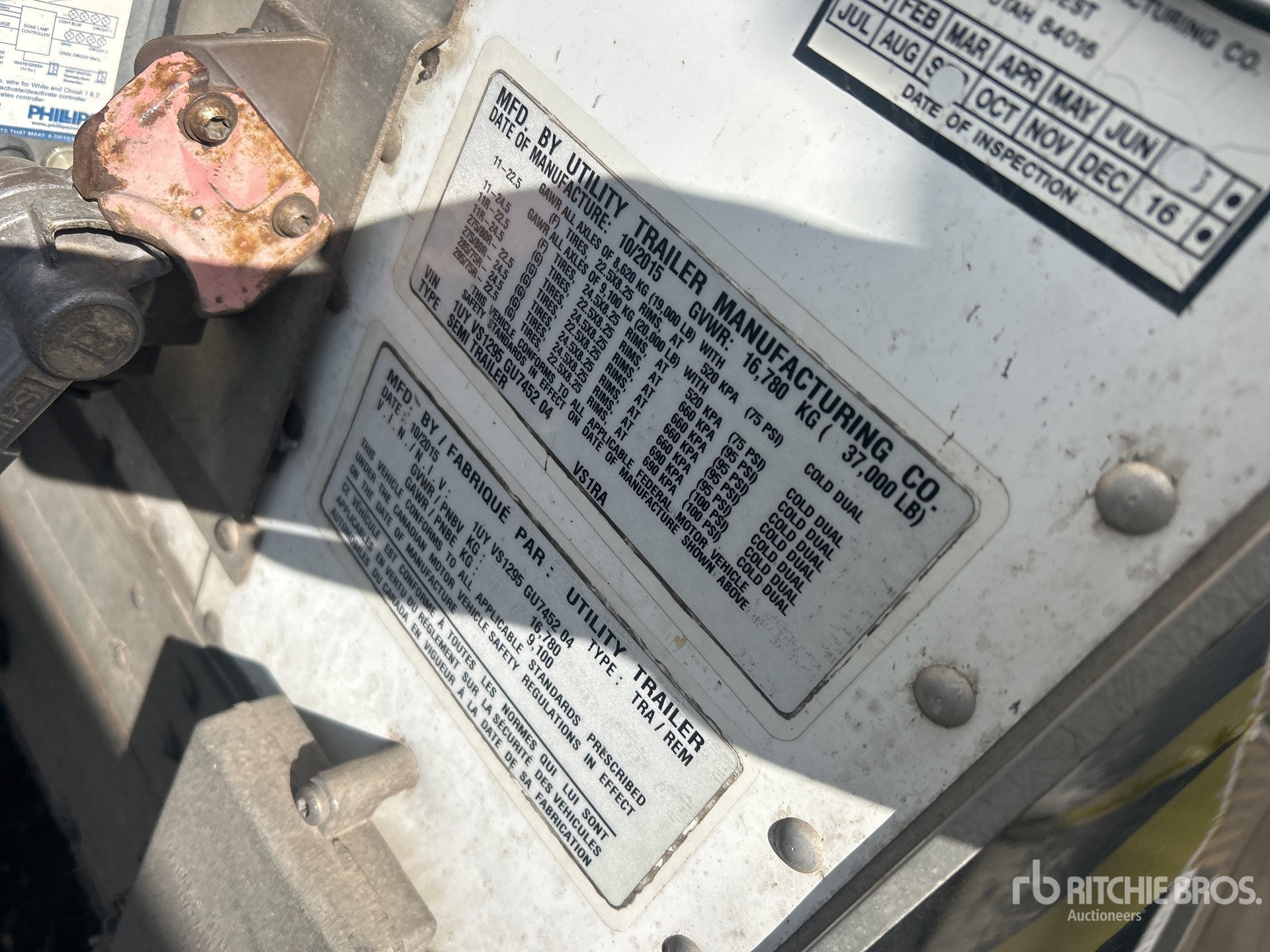 2016 Utility VS1RA