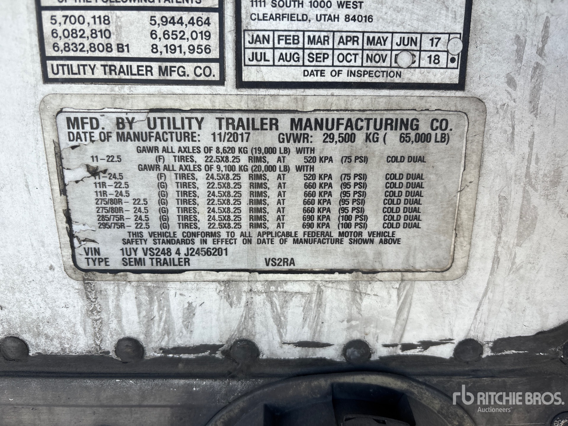 2018 Utility VS2RA
