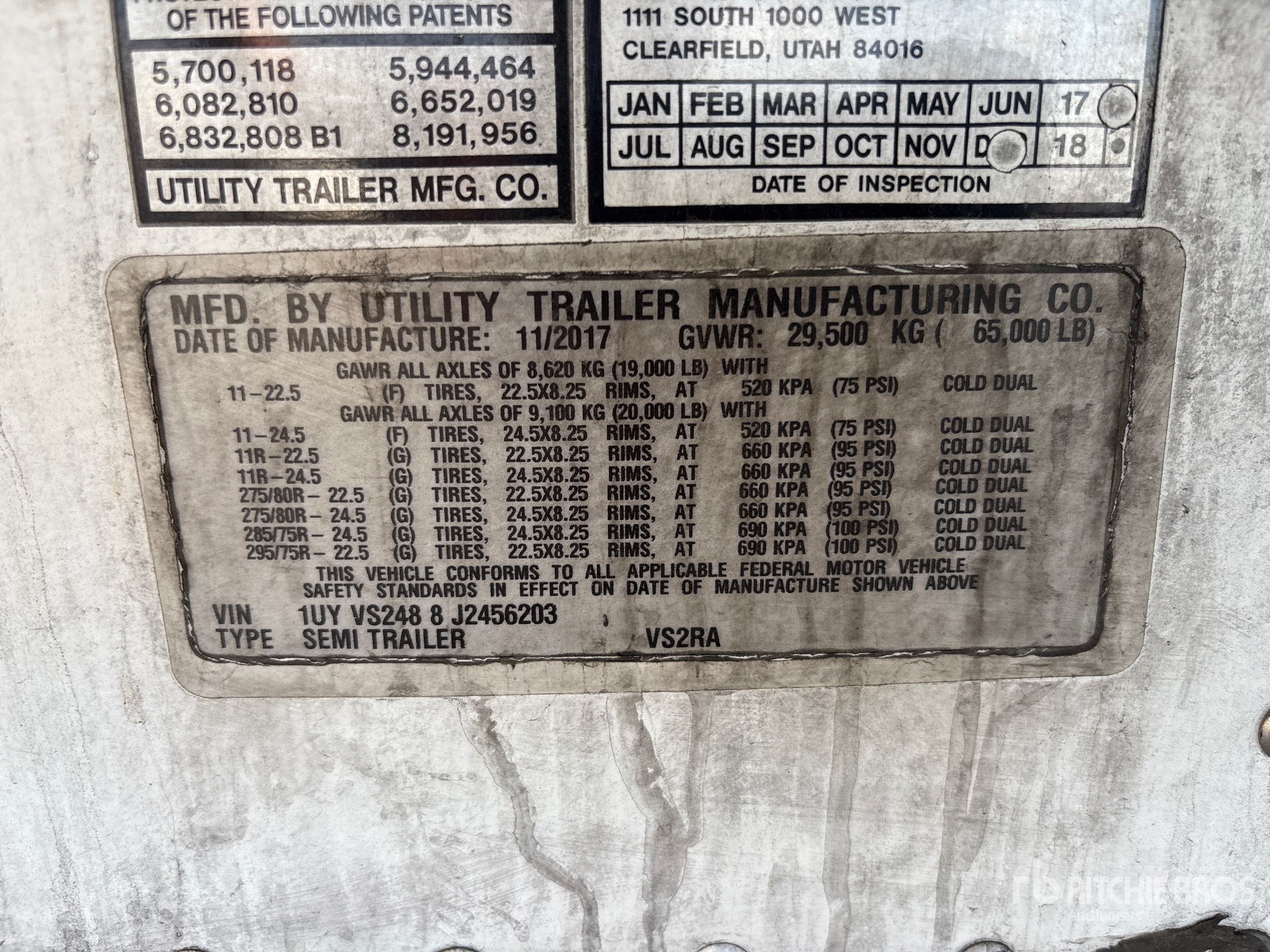 2018 Utility VS2RA