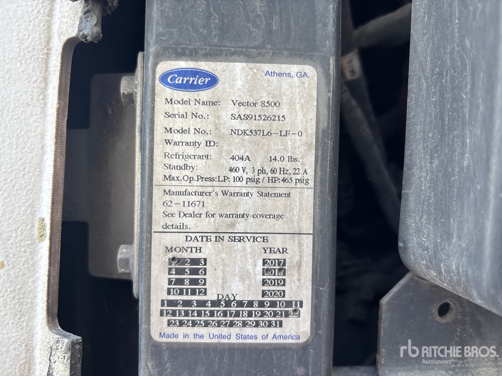 2018 Utility VS2RA