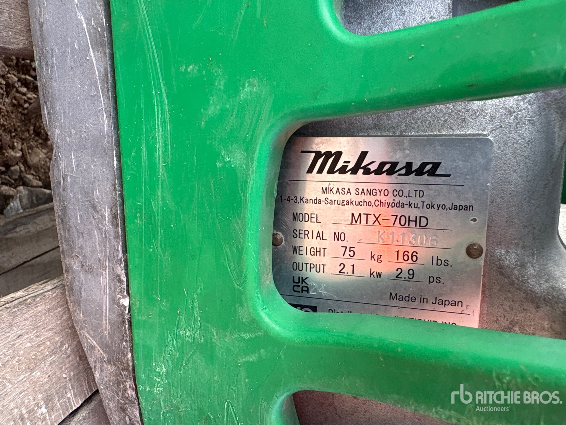 Mikasa MTX70 Compactors transport quote to Saint Johns, AZ