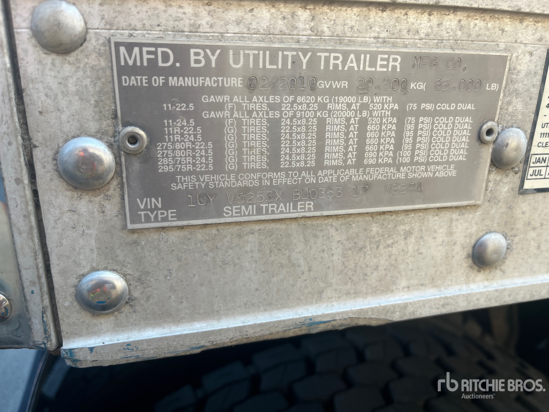 2011 Utility VS2RA
