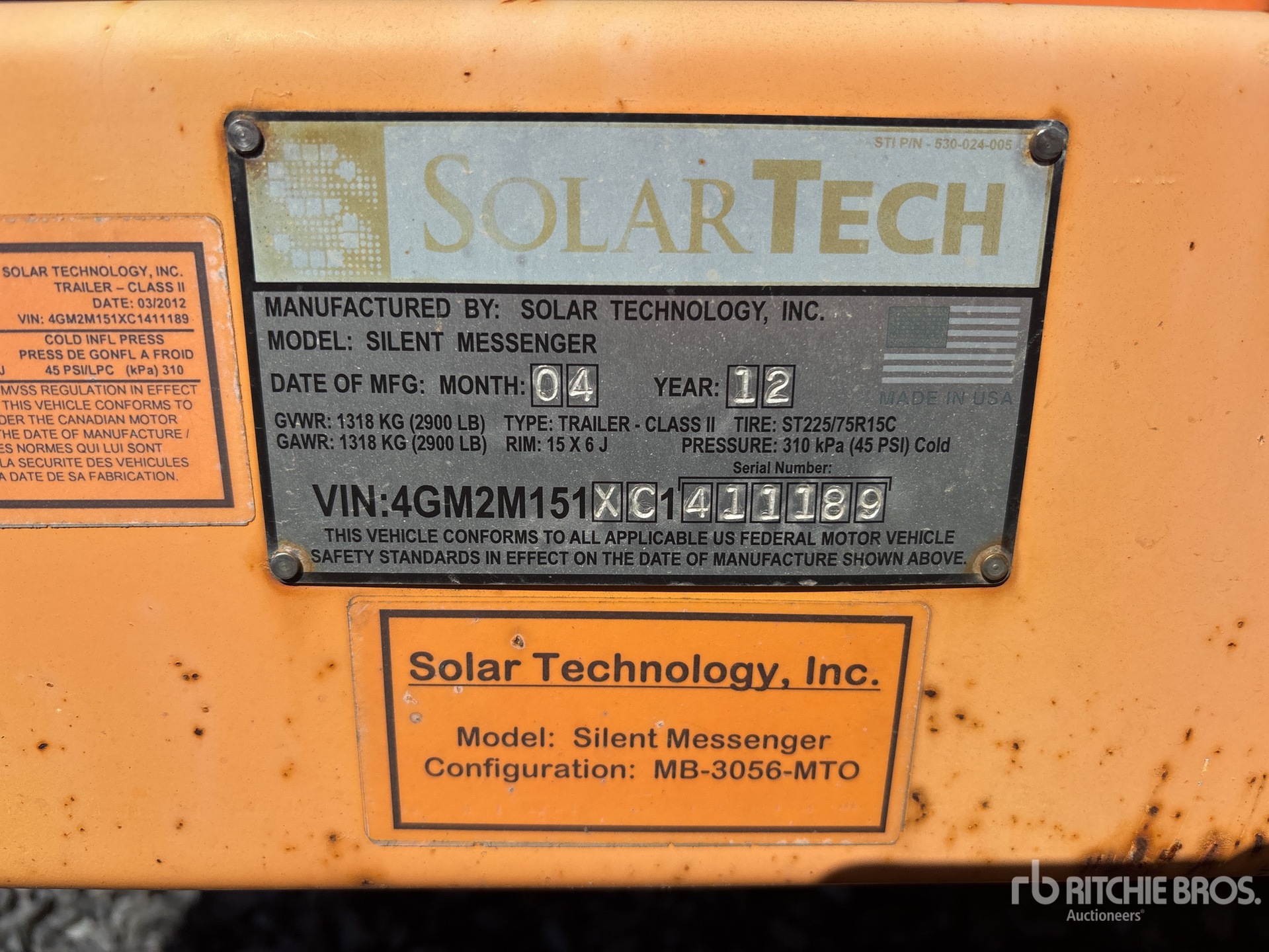 2012 Solar Tech SILENT MESSENGE