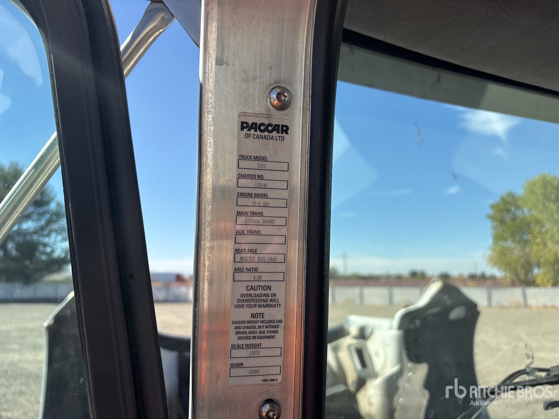 2017 Kenworth T370