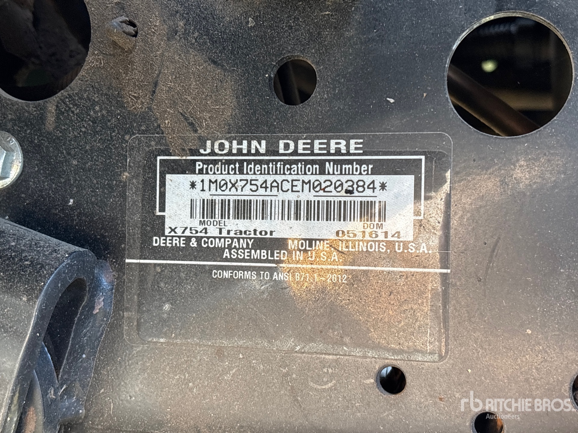 2014 John Deere X754