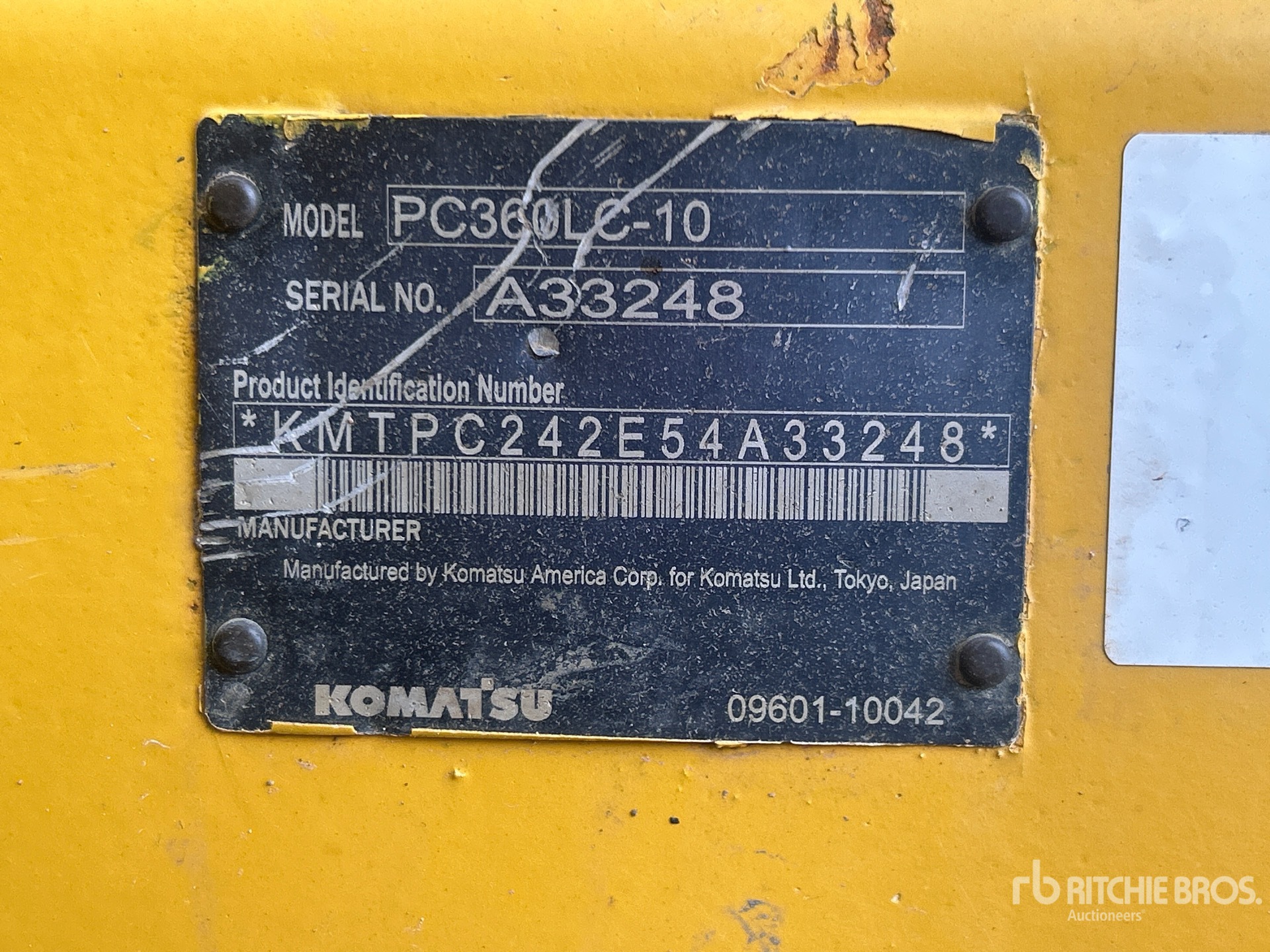 2014 Komatsu PC360LC-10