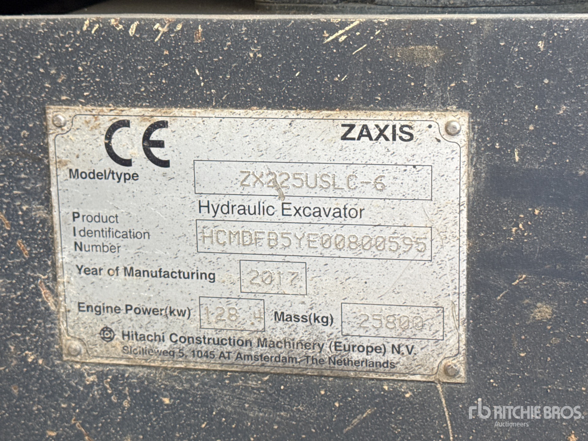 2017 Hitachi ZX225USLC-6