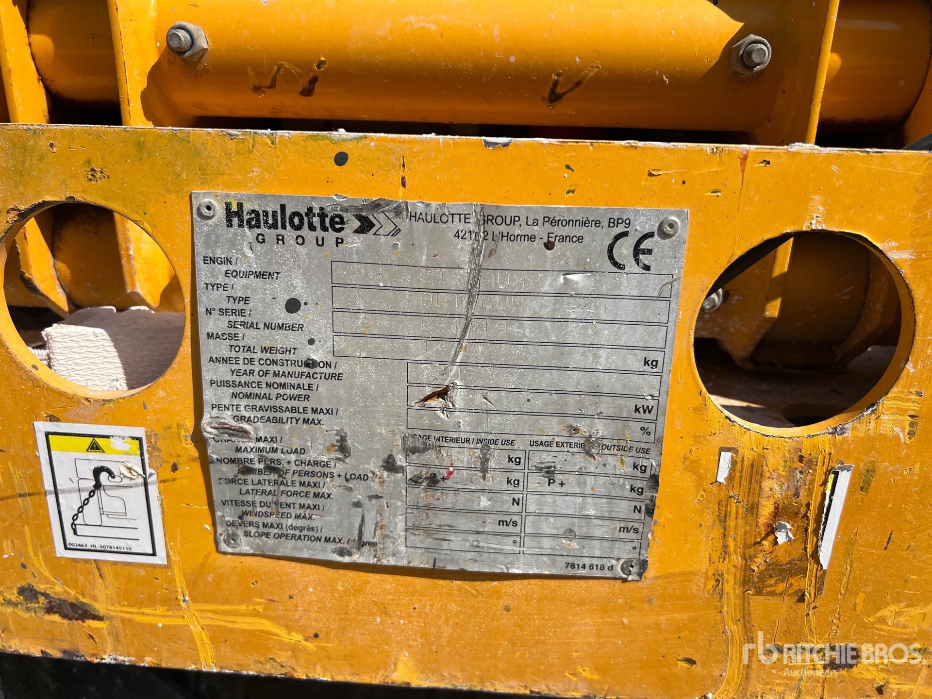 2009 Haulotte OPTIMUM 8