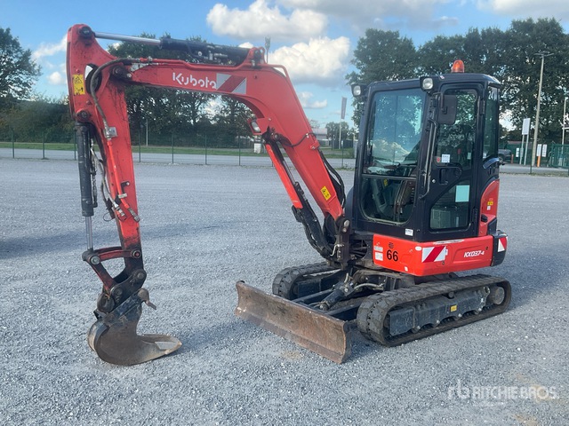2022 Kubota KX037-4 Mini Excavator: <6.6t