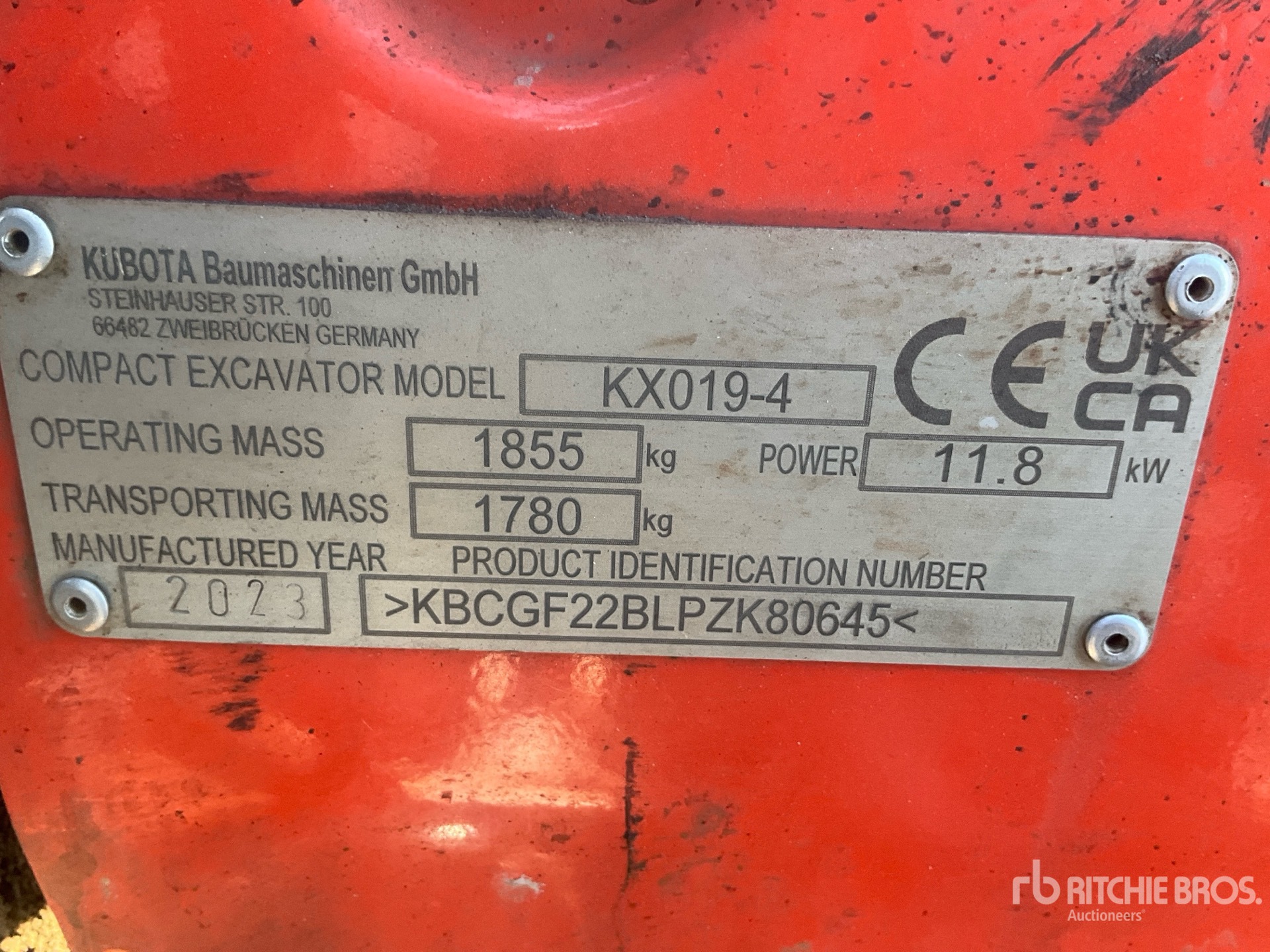 2023 Kubota KX019-4