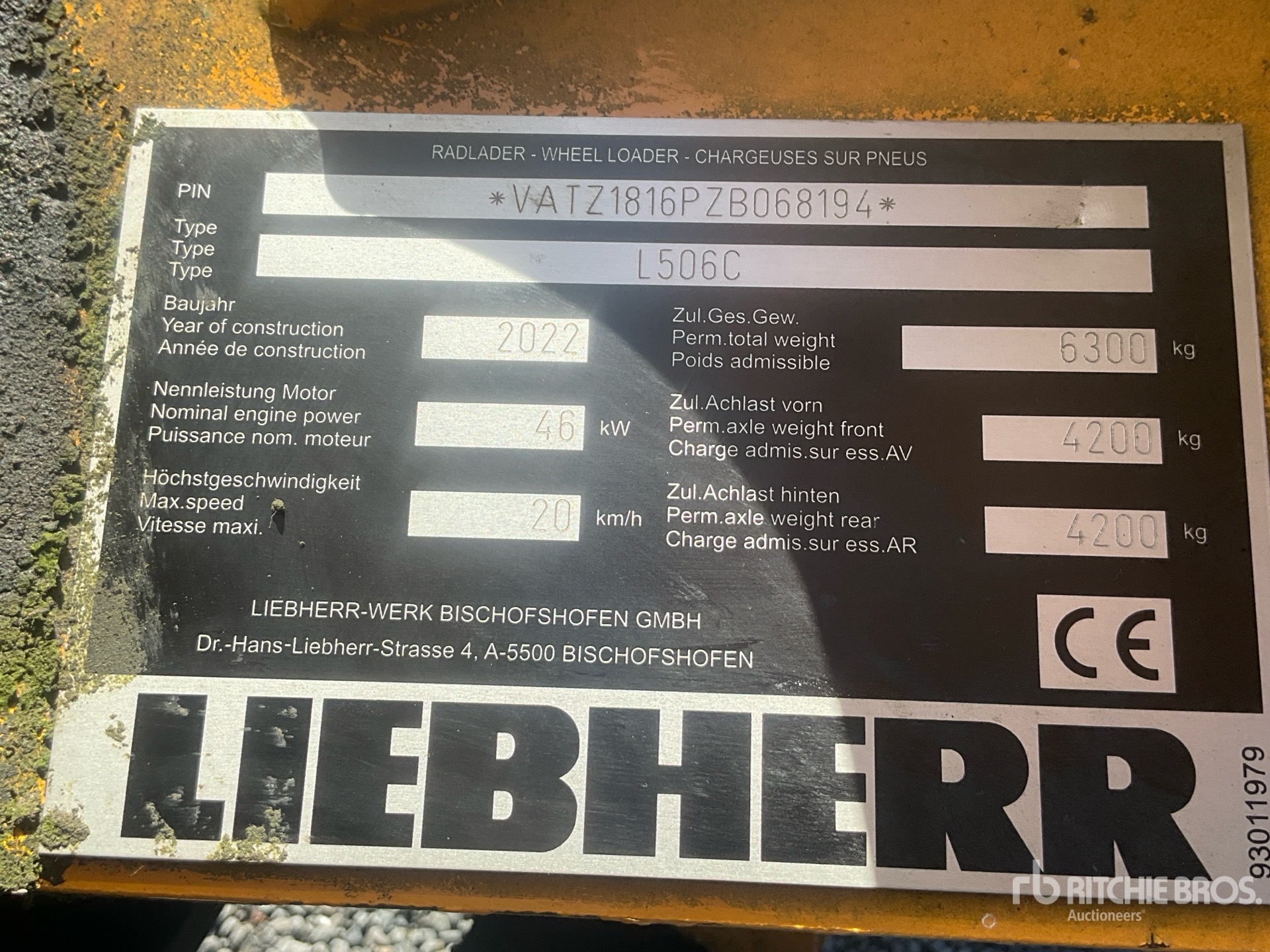 2022 Liebherr L506C