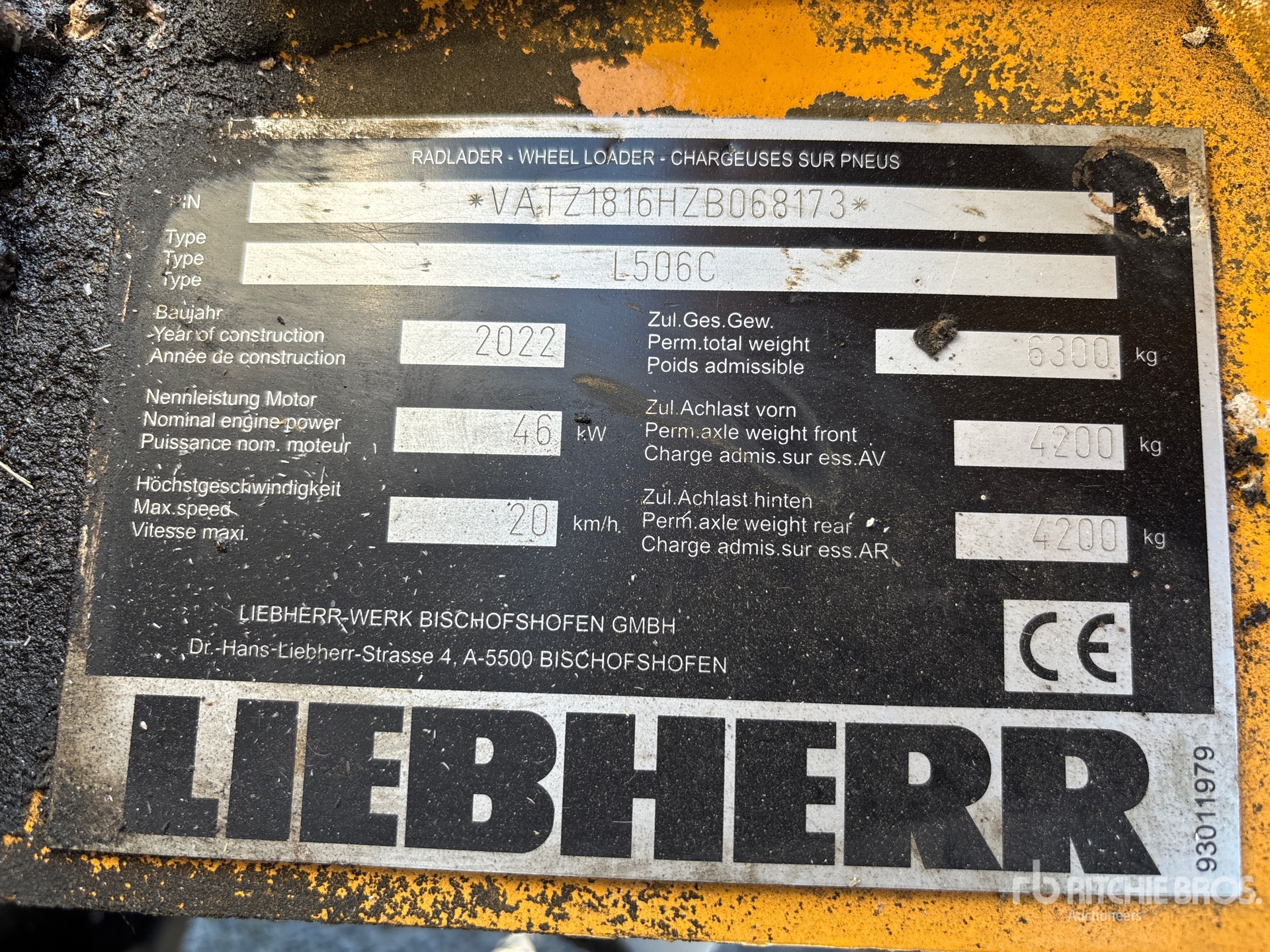 2022 Liebherr L506C