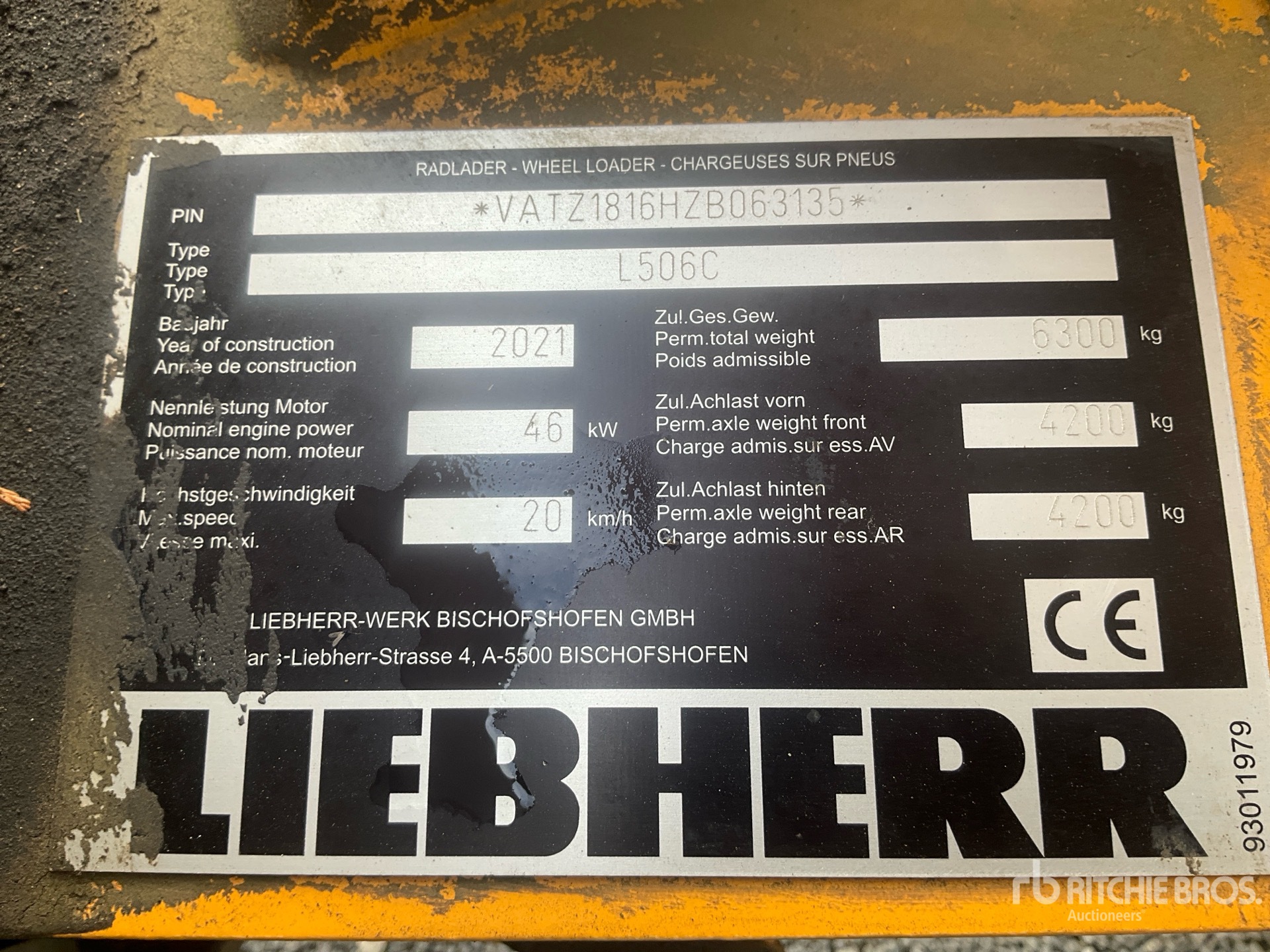 2021 Liebherr L506C