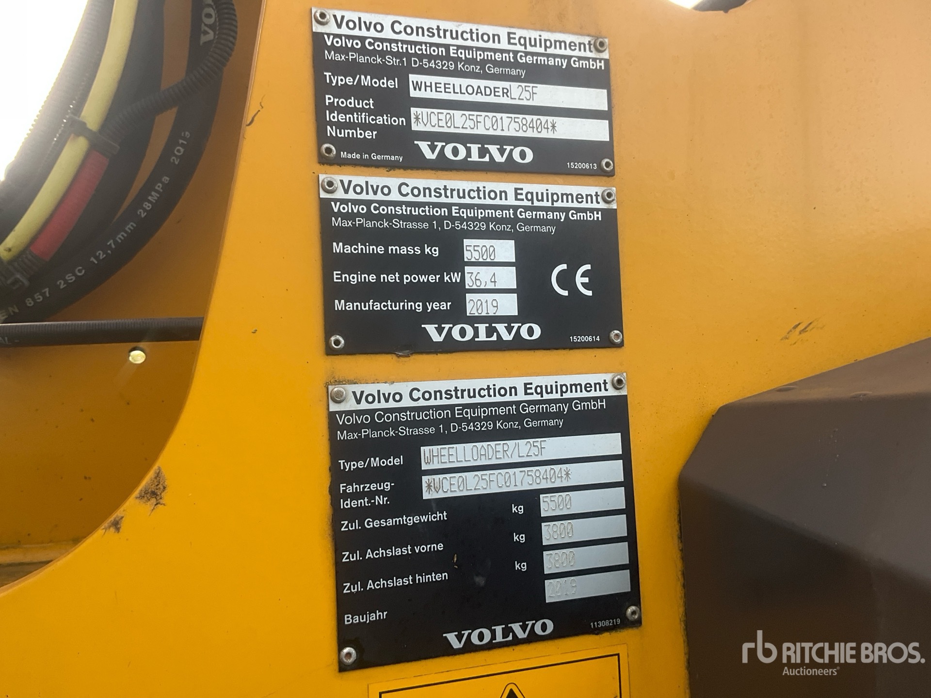 2019 Volvo L25F