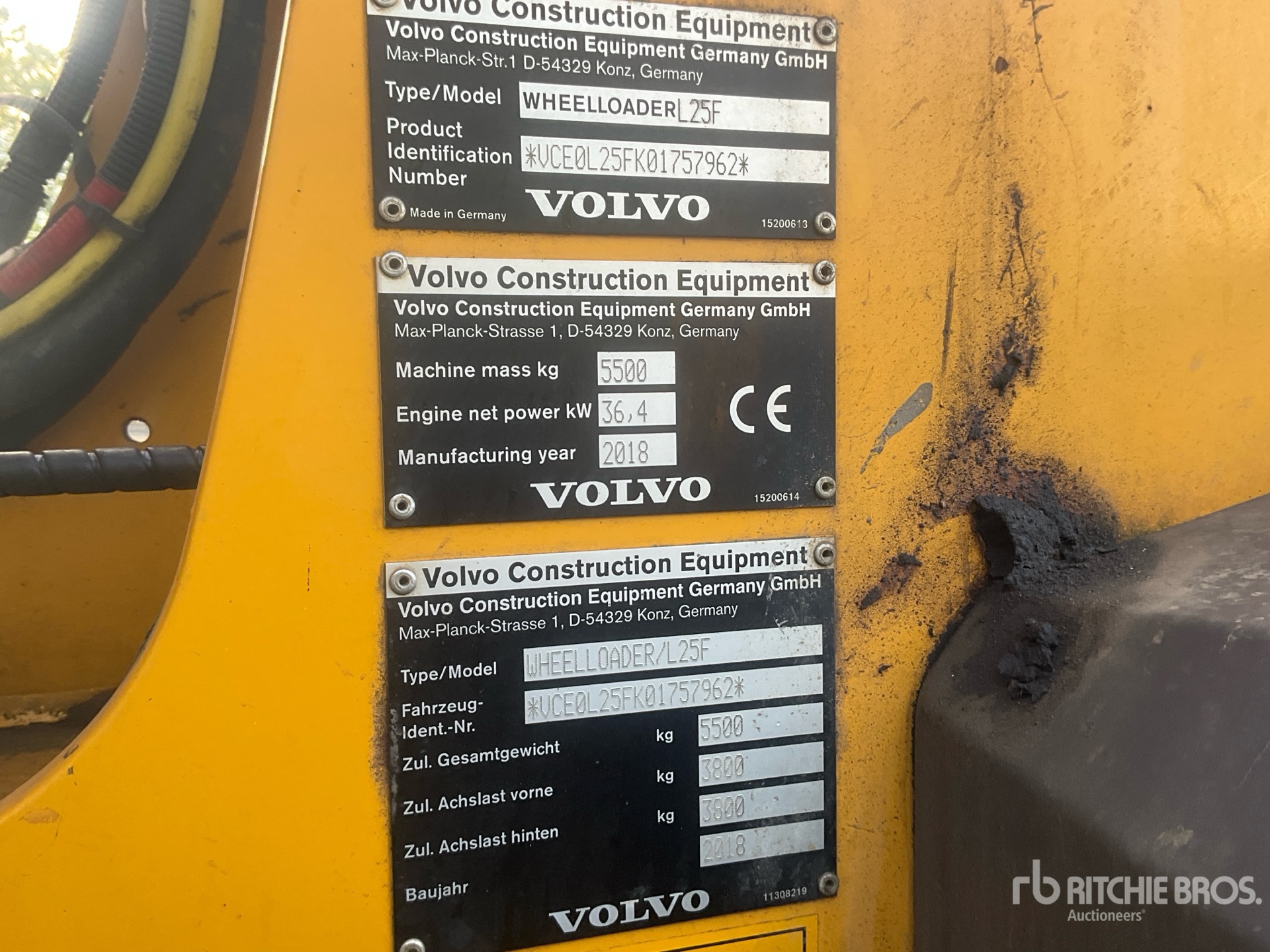 2018 Volvo L25F