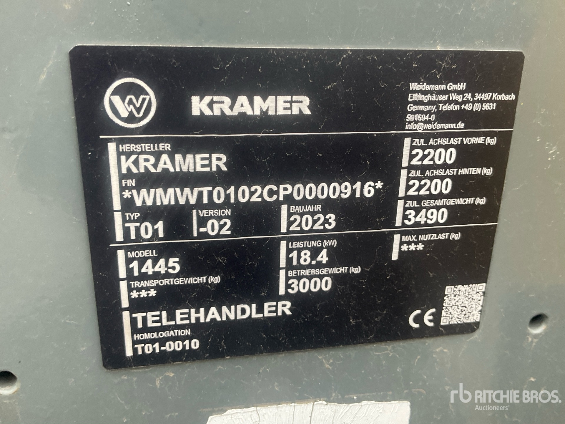 2023 Wacker Neuson T01