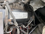 Engine with Emission Certification Label