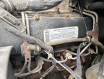 Engine with Emission Certification Label