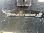 General Appearance with Frame Stamp Serial Number/VIN Photo