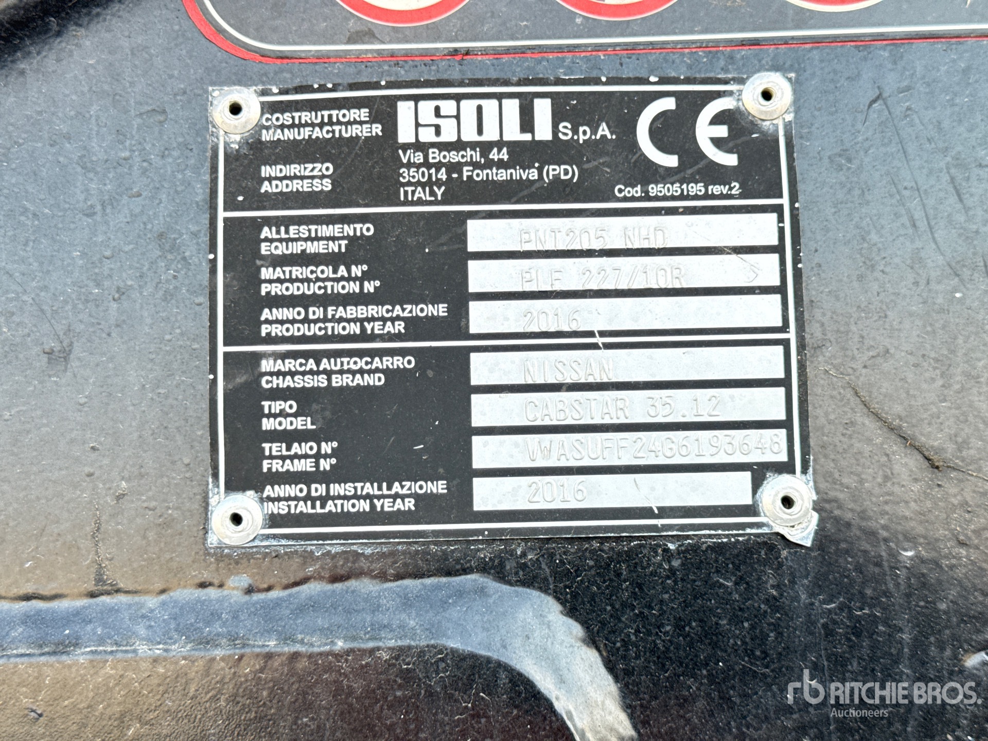 2016 Nissan CABSTAR 35.12