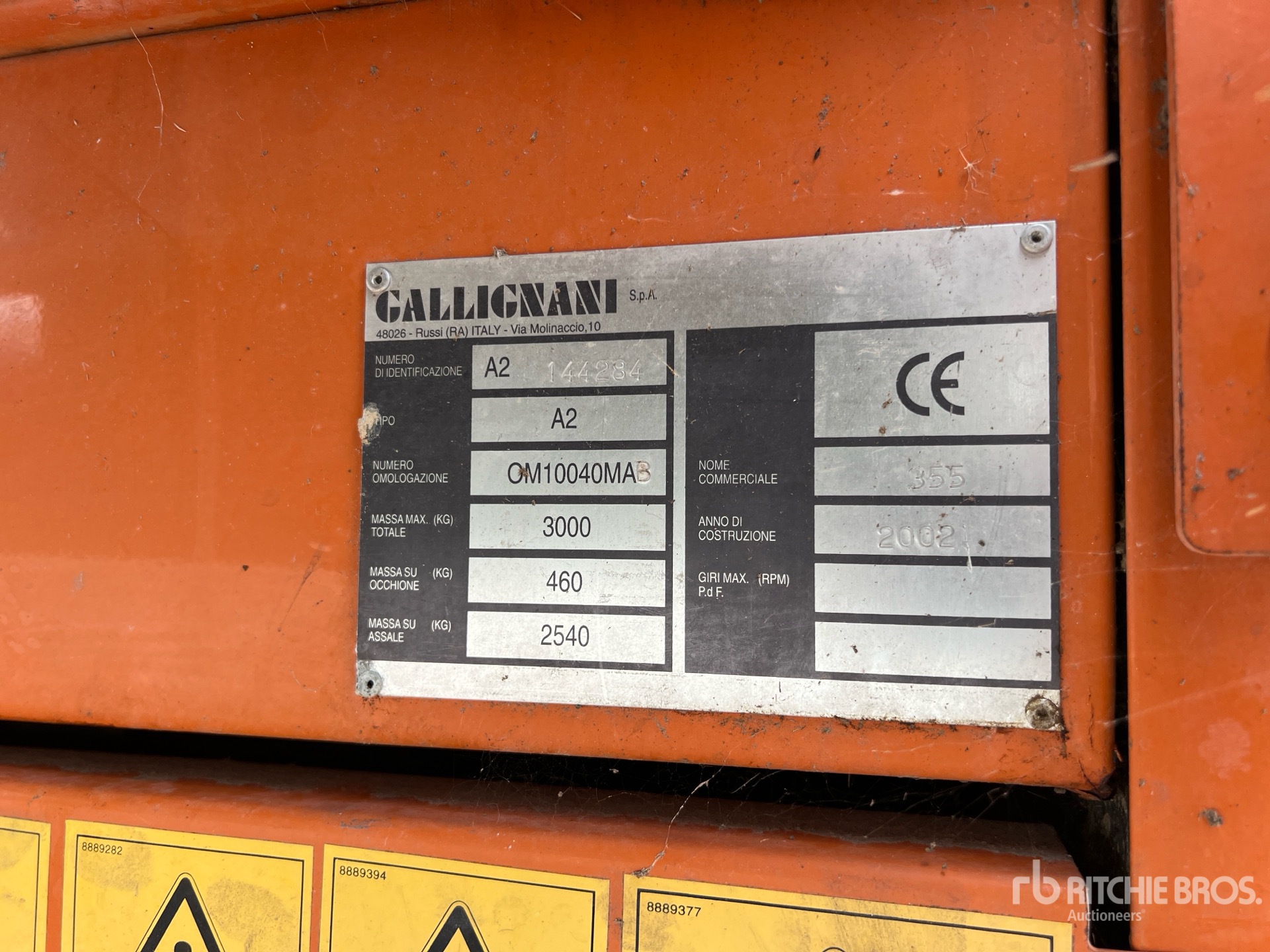 2002 Gallignani 355LR