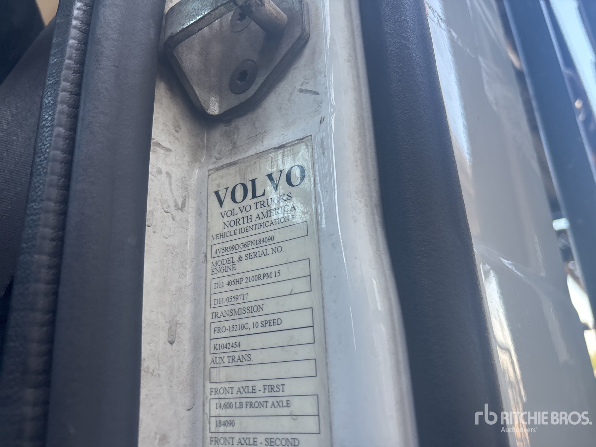 2015 Volvo VAH