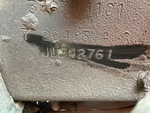 General Appearance with Frame Stamp Serial Number/VIN Photo